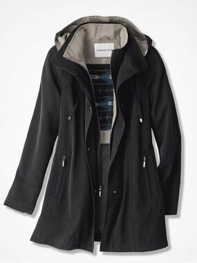 Coldwater Creek All Season Black Rain Jacket